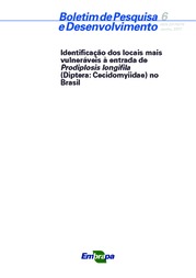 Thumbnail de Identificação dos locais mais vulneráveis à entrada de Prodiplosis longifila (Diptera: Cecidomyiidae) no Brasil.